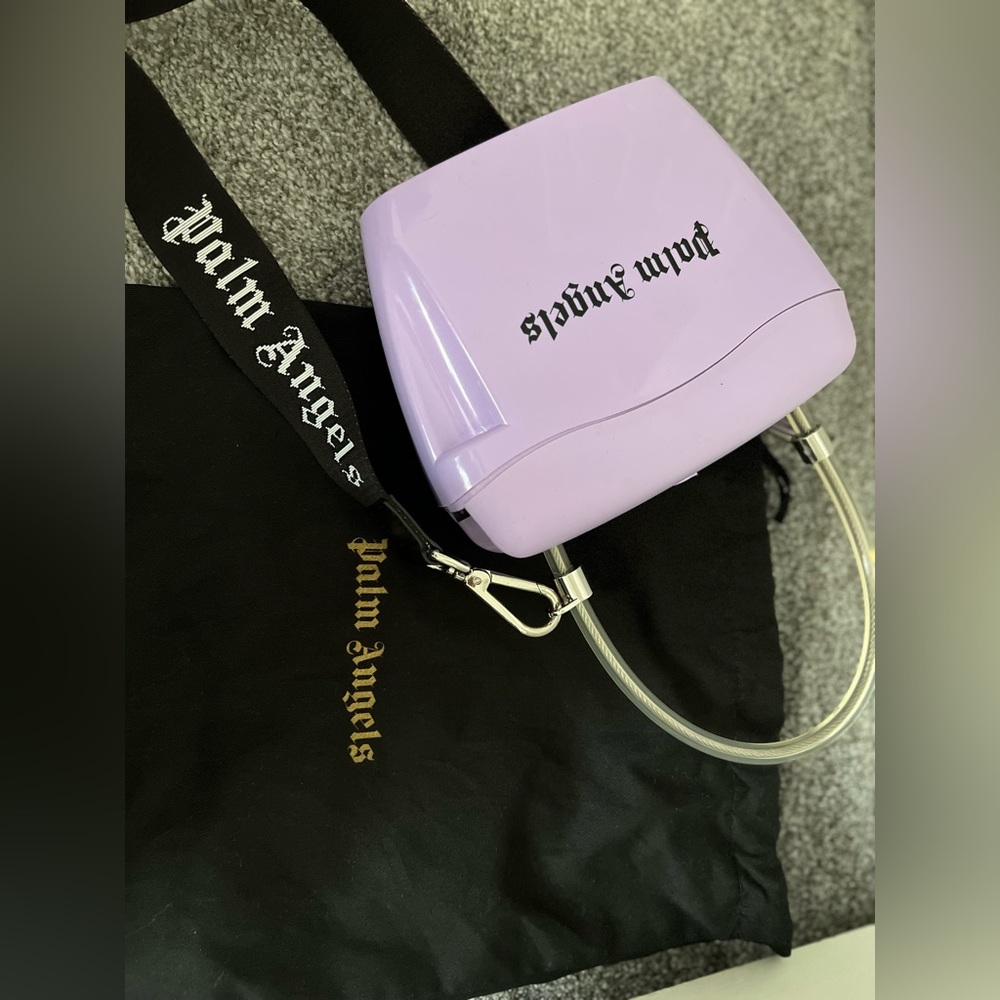 Palm Angels Purple Padlock Bag - Limited Edition